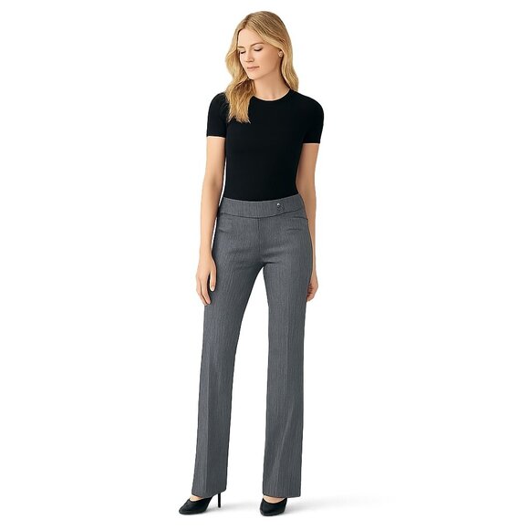 2/$30  White House Black Market Modern Boot Trouser Mid-rise Gray 2R #A0759 - Picture 1 of 7